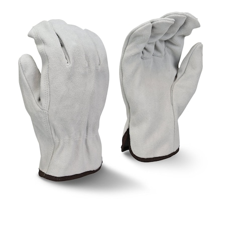 Radians Leather Drivers Gloves, Leather, Gray, L 1 PR RWG4010L
